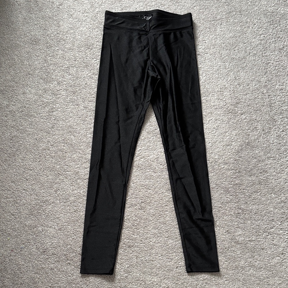 Black Shiny Leggings
